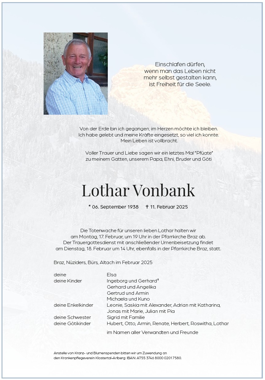 Lothar Vonbank